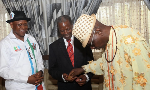 APC VP Candidate Prof Osinbajo visits Warri Leaders